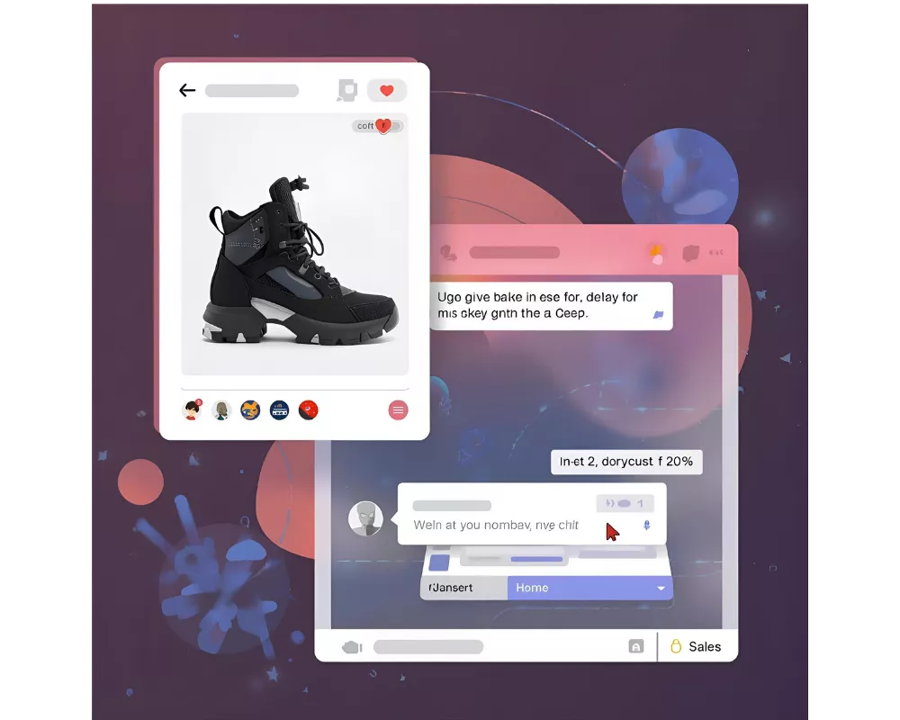 Chatbot interface showing a conversation